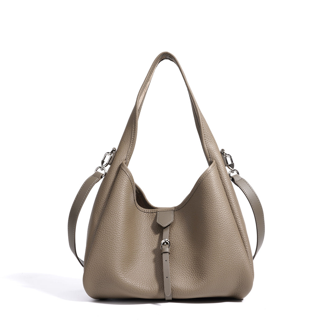 Minimalist Leather Shoulder Bag — Women&