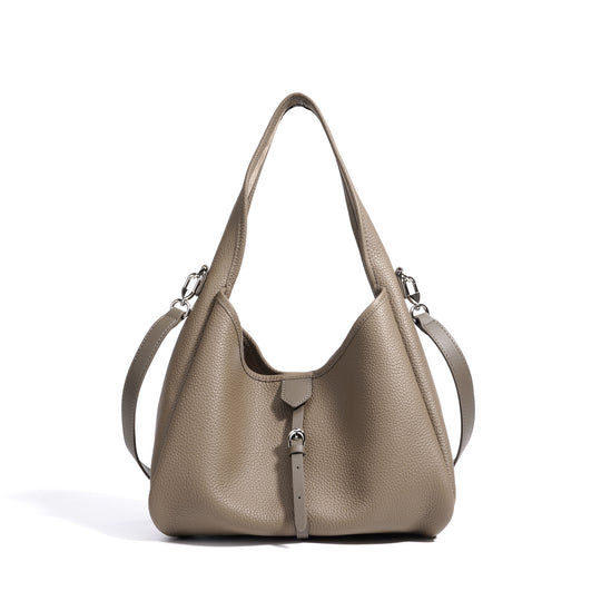 Minimalist Leather Shoulder Bag — Women&