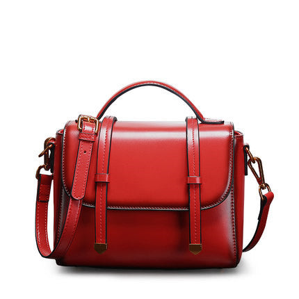 Genuine Leather Shoulder Bag — Women&