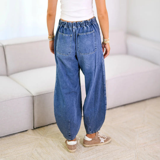 Lace-Up Pocket Jeans — Women&