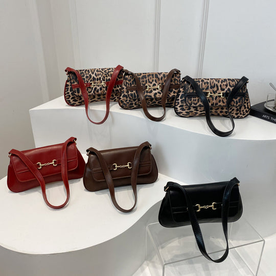 ShopBAM — Leopard Print Shoulder Bag — Women&