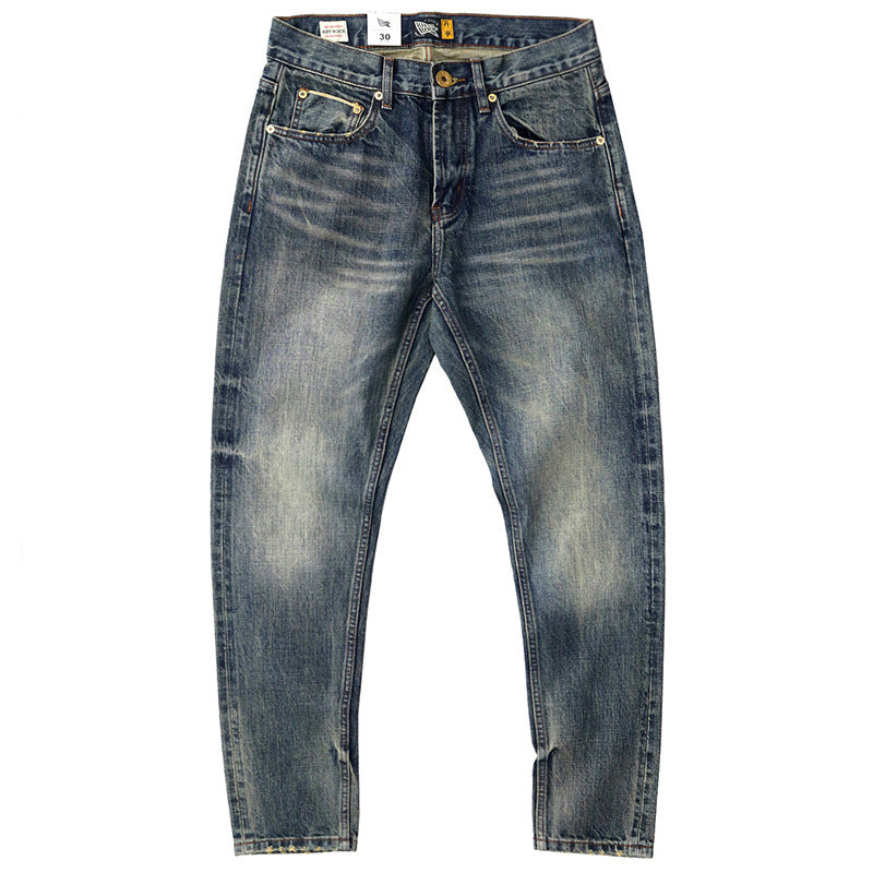 ShopBAM — Heavy Retro Loose Casual Denim — Japanese Blue