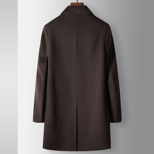 Wool Blend Down Coat — Unisex
