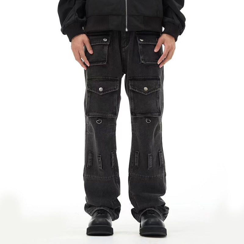 ShopBAM — American Retro Multi-Pocket Jeans — Women's