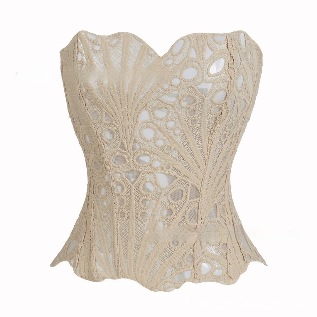 Lace Hollow-Out Corset Top — Women&