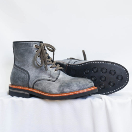 ShopBAM — Fog Wax Cowhide Work Boots — Men&
