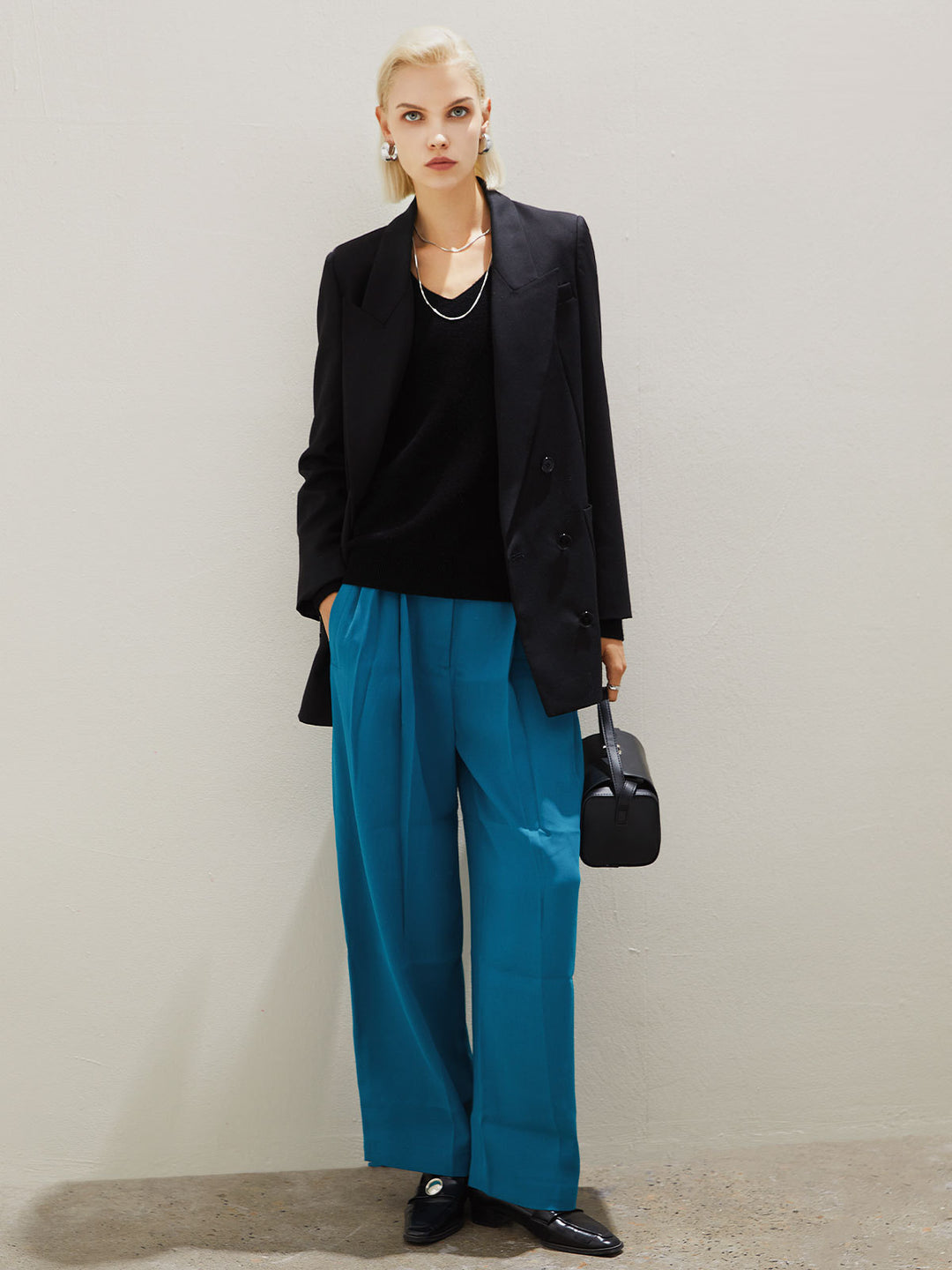 Tailored Wool Blazer — Women&