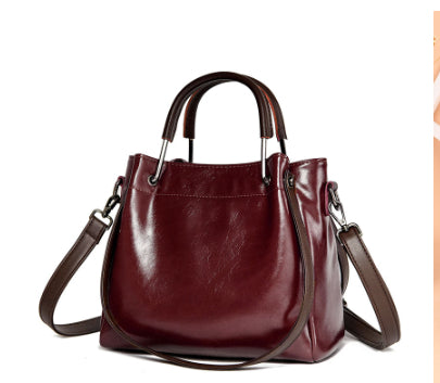 Soft Leather Bucket Bag — Women&