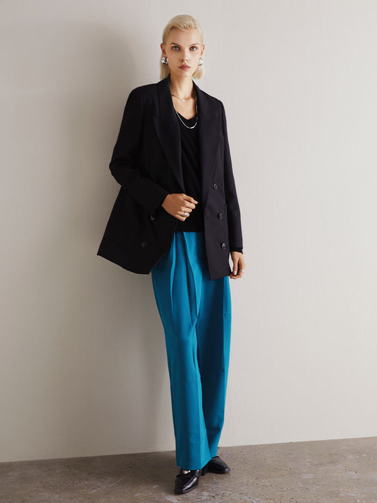 Tailored Wool Blazer — Women&