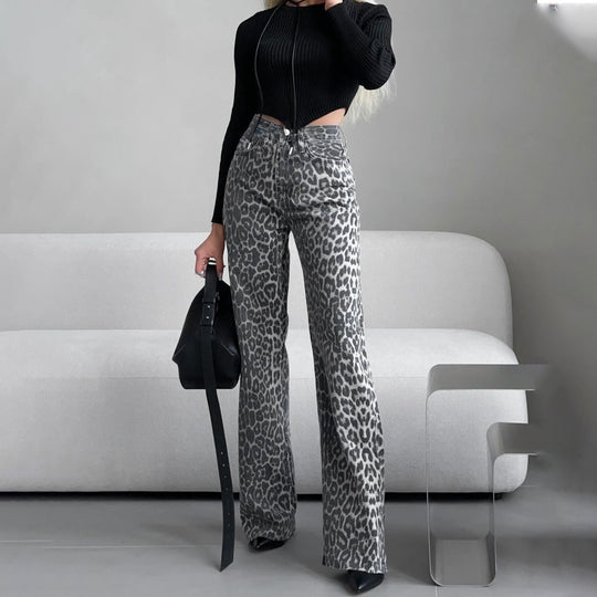 ShopBAM — Leopard Print Skinny Jeans — Women&