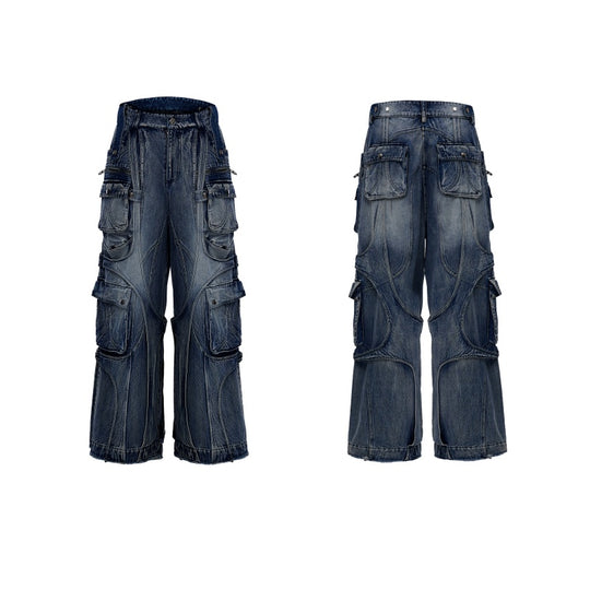 Vintage Wash Wide-Leg Jeans — Women&