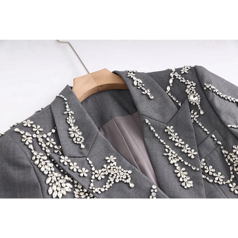 Beaded A-Line Business Suit & Dress — Women's