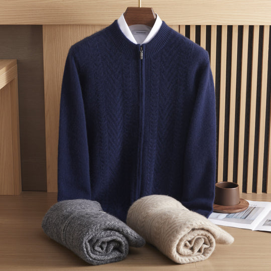 Cashmere Twisted Sweater Coat