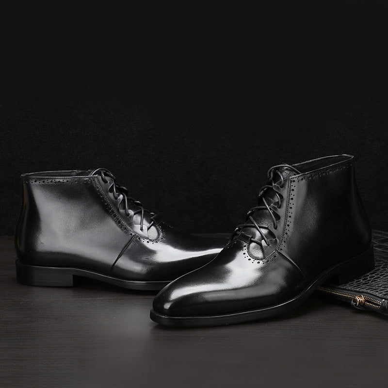 Men's High Top Martin Boots for Autumn