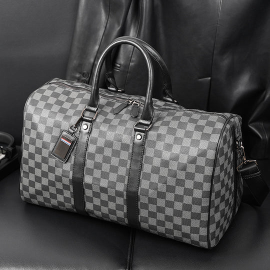 Plaid Travel Handbag