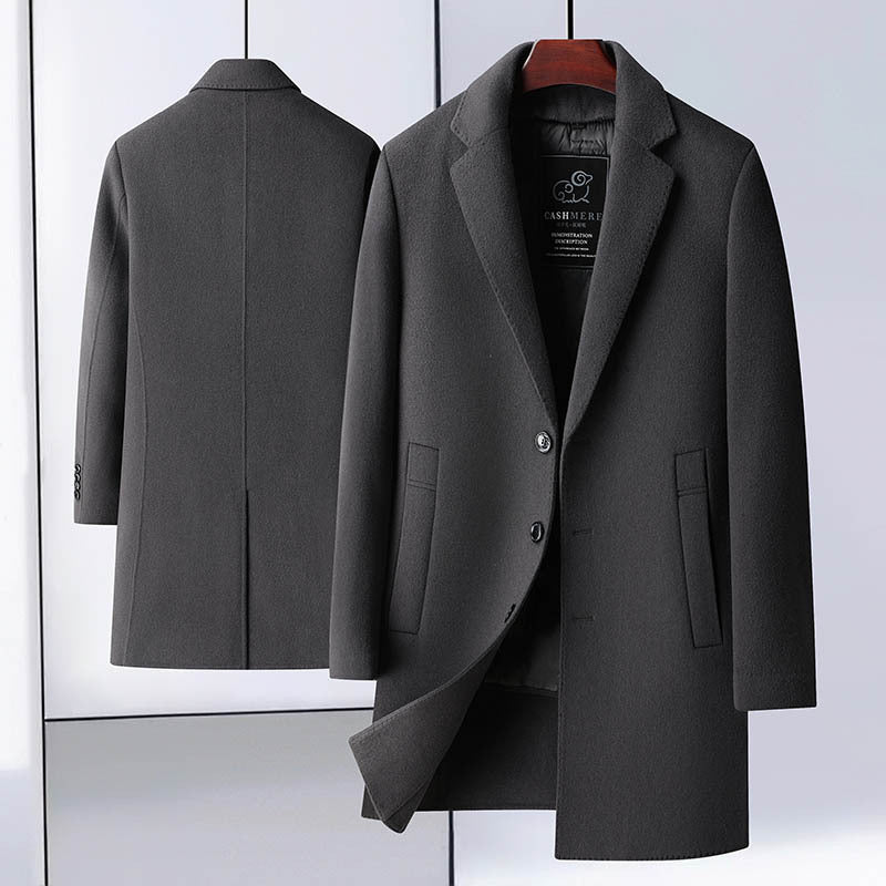 Goose Down Coat — Removable Liner