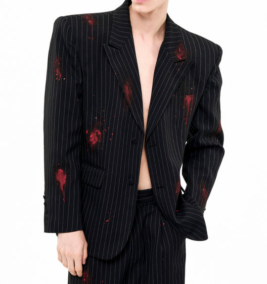 Artistic Single-Breasted Suit — Men&