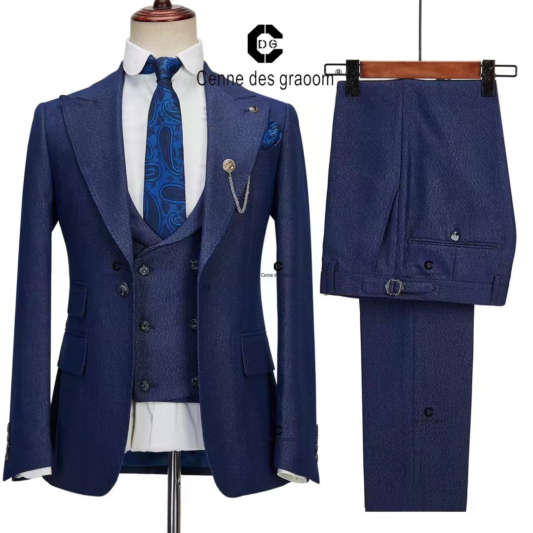 British Inspire Three-Piece Woolen Suit