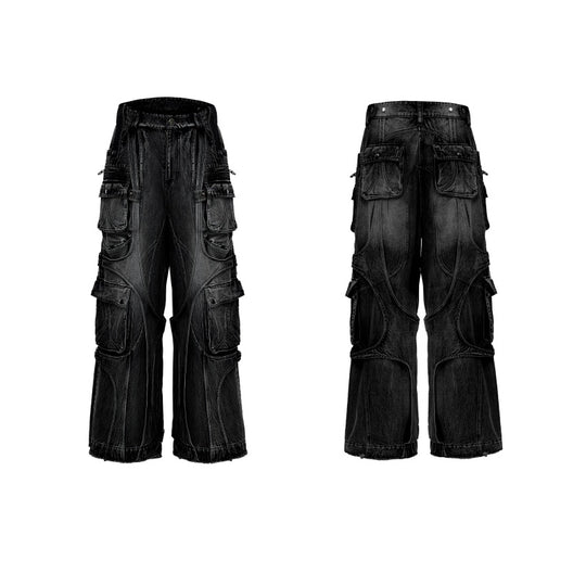 Vintage Wash Wide-Leg Jeans — Women&