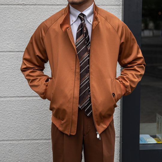 Vintage Stand-Up Collar Jacket — Men&