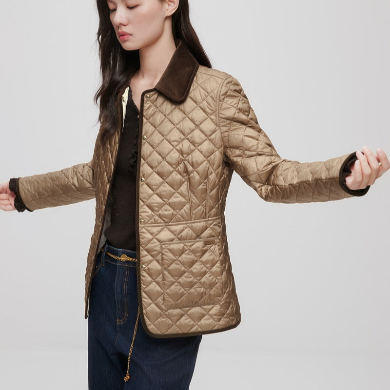 Short Cotton Jacket — Light Orange
