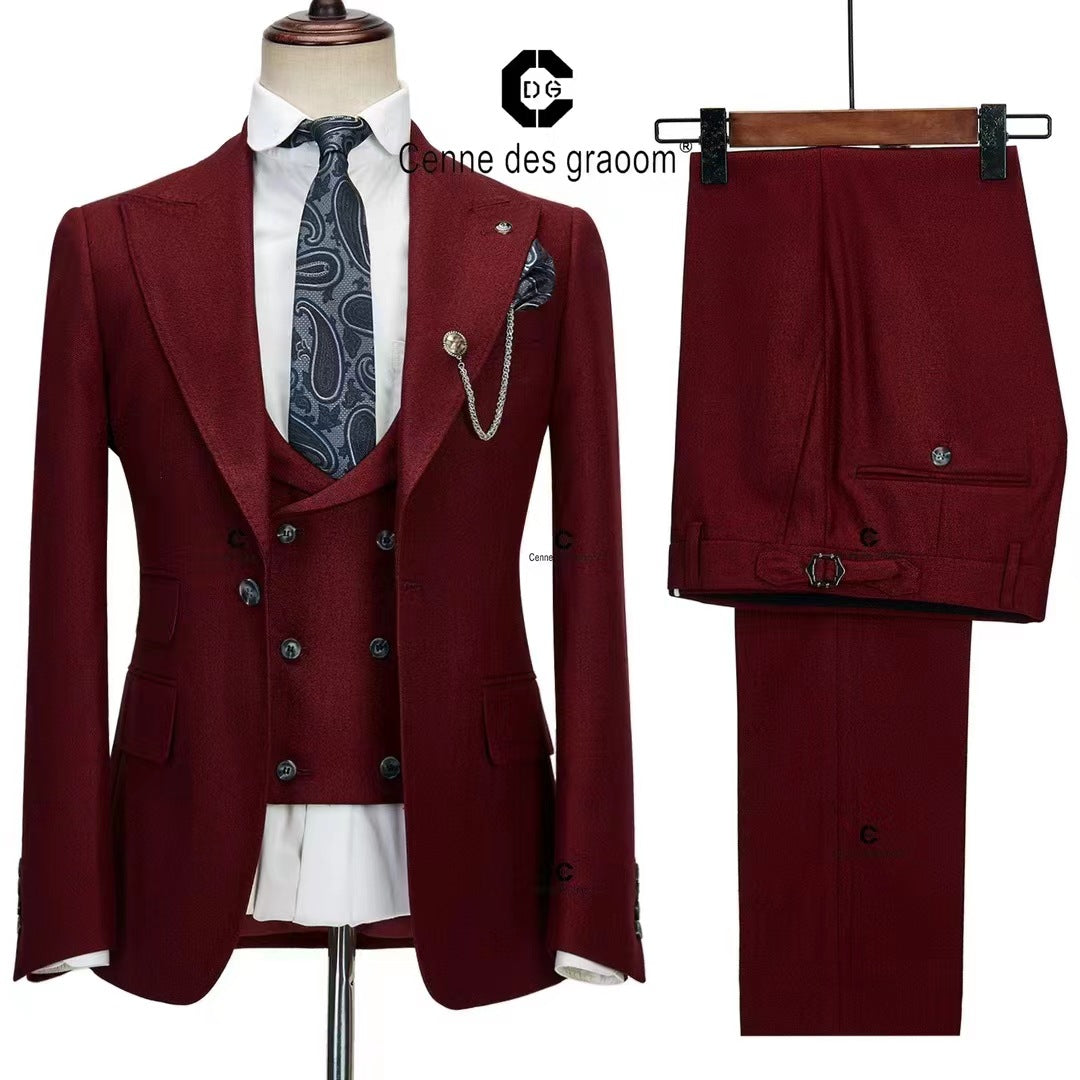 British Inspire Three-Piece Woolen Suit
