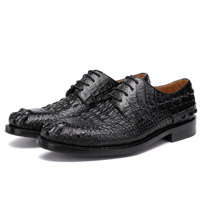 Handmade Crocodile Leather Formal Shoes — Men's