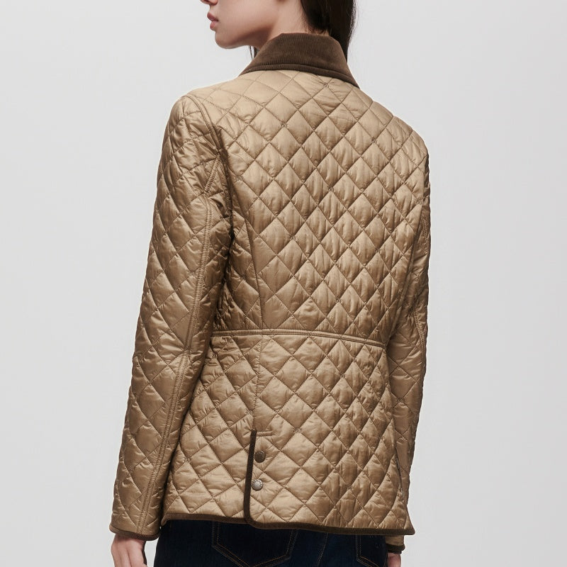 Short Cotton Jacket — Light Orange