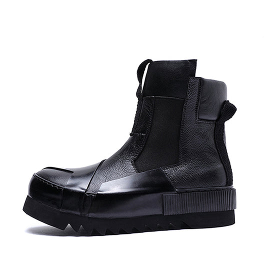 Handmade Retro Thick-Soled Casual Shoes — Men&