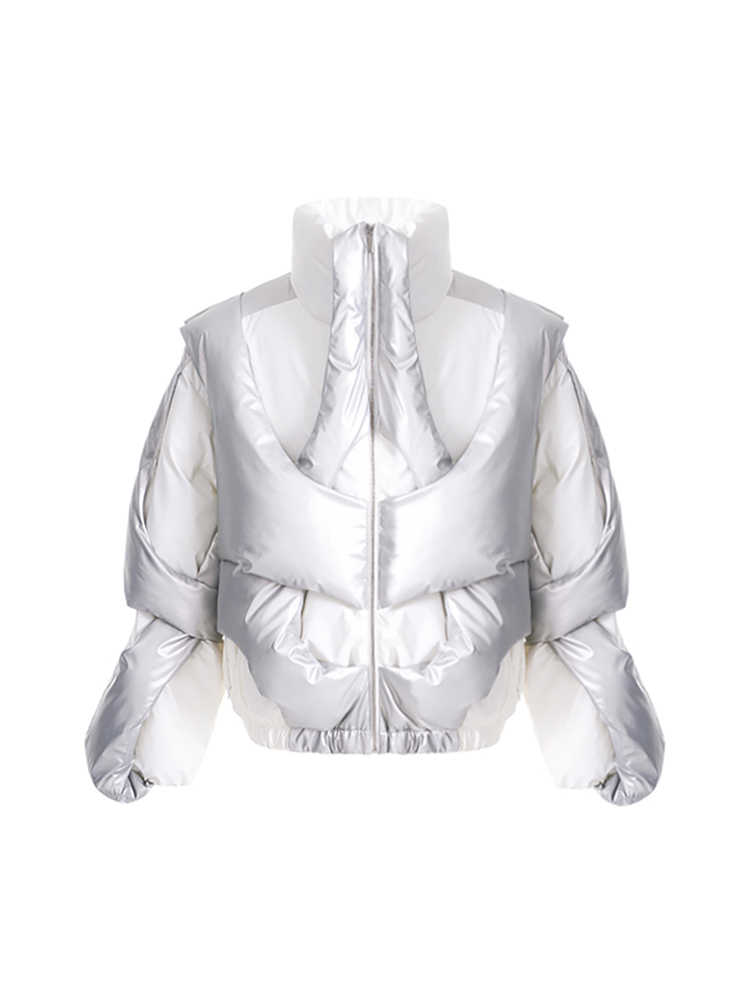 Deconstructed Cotton Winter Jacket — Men&