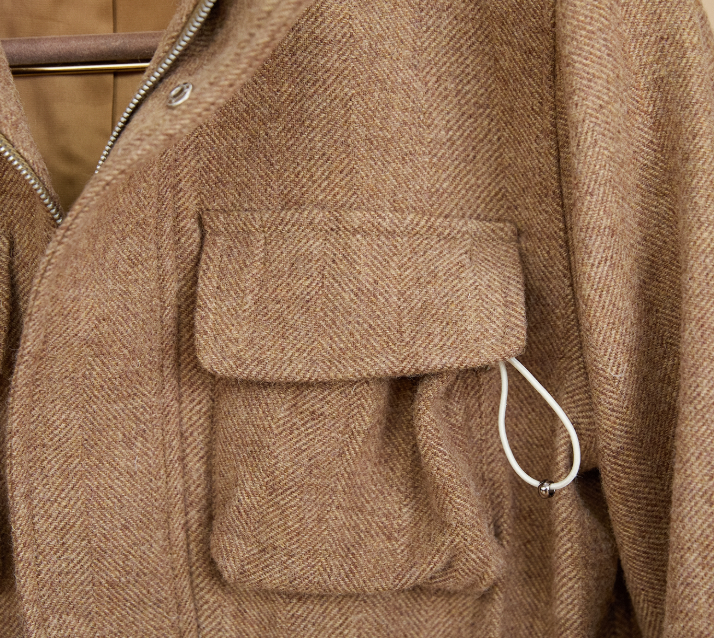 Wool Coat — Stand Collar, Heavyweight