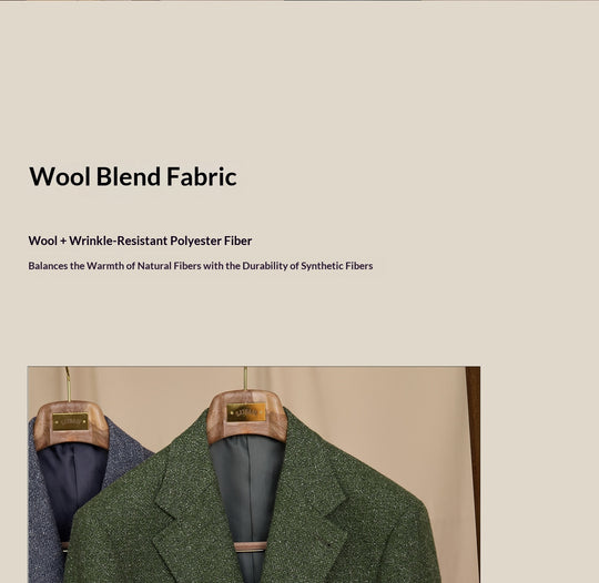 Heavyweight Wool Blazer — Men&