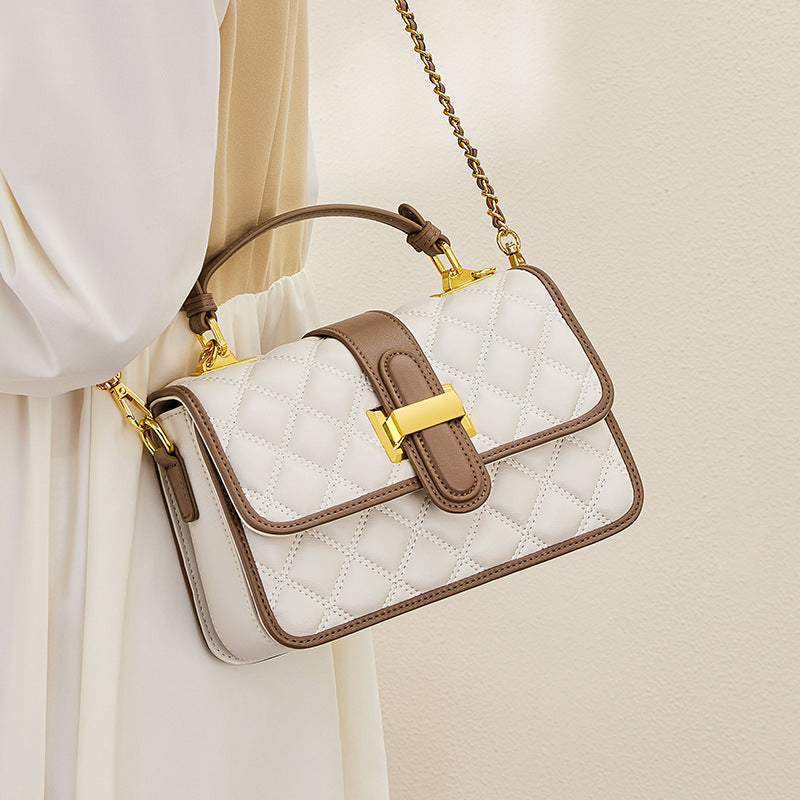 Cowhide Crossbody Handbag — Women&