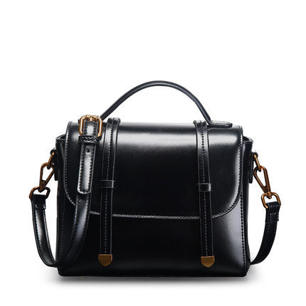 Genuine Leather Shoulder Bag — Women&