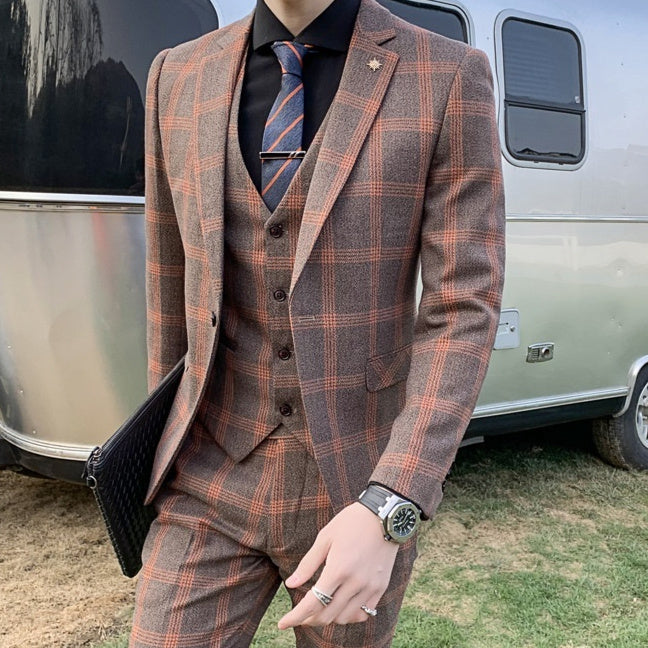 ShopBAM — British-Korean Three-Piece Suit — Men's