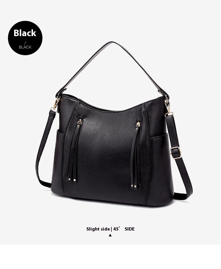 Vintage Leather Hobo Bag — Women&