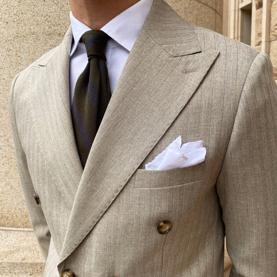 Italian Naples Gun Collar Suit — Men&
