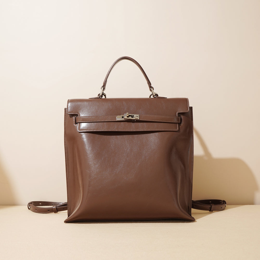Leather Handbag — Women's