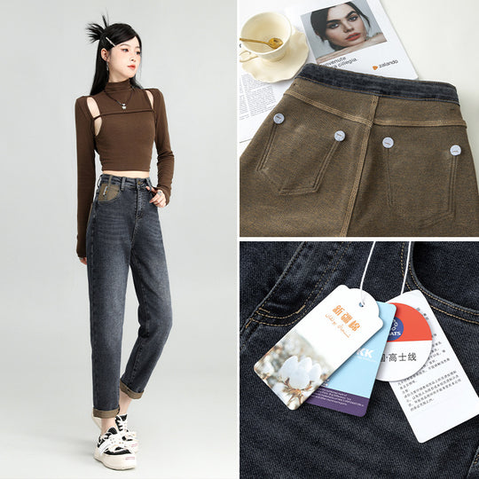 High-Waist Daddy Jeans — Women&
