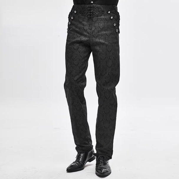 ShopBAM — Embroidered Chinese Knot Pants — Men's