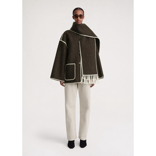 Tassel Collar Wool Coat — 5 Colours