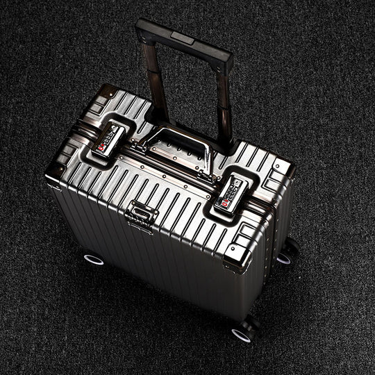 ShopBAM — Horizontal Square Aluminum Frame Draw-bar Luggage Boarding Machine