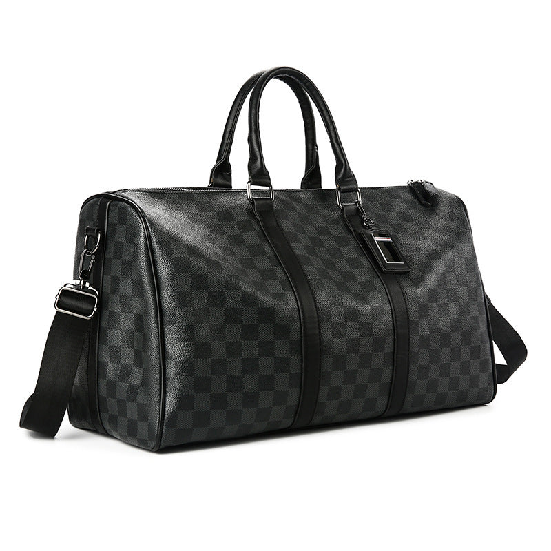 Plaid Travel Handbag