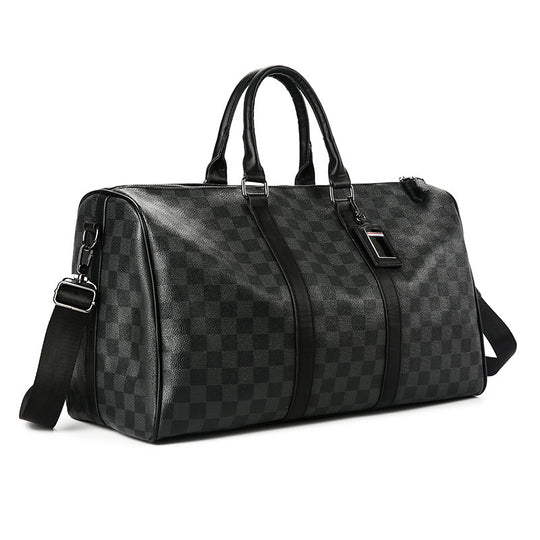 Plaid Travel Handbag