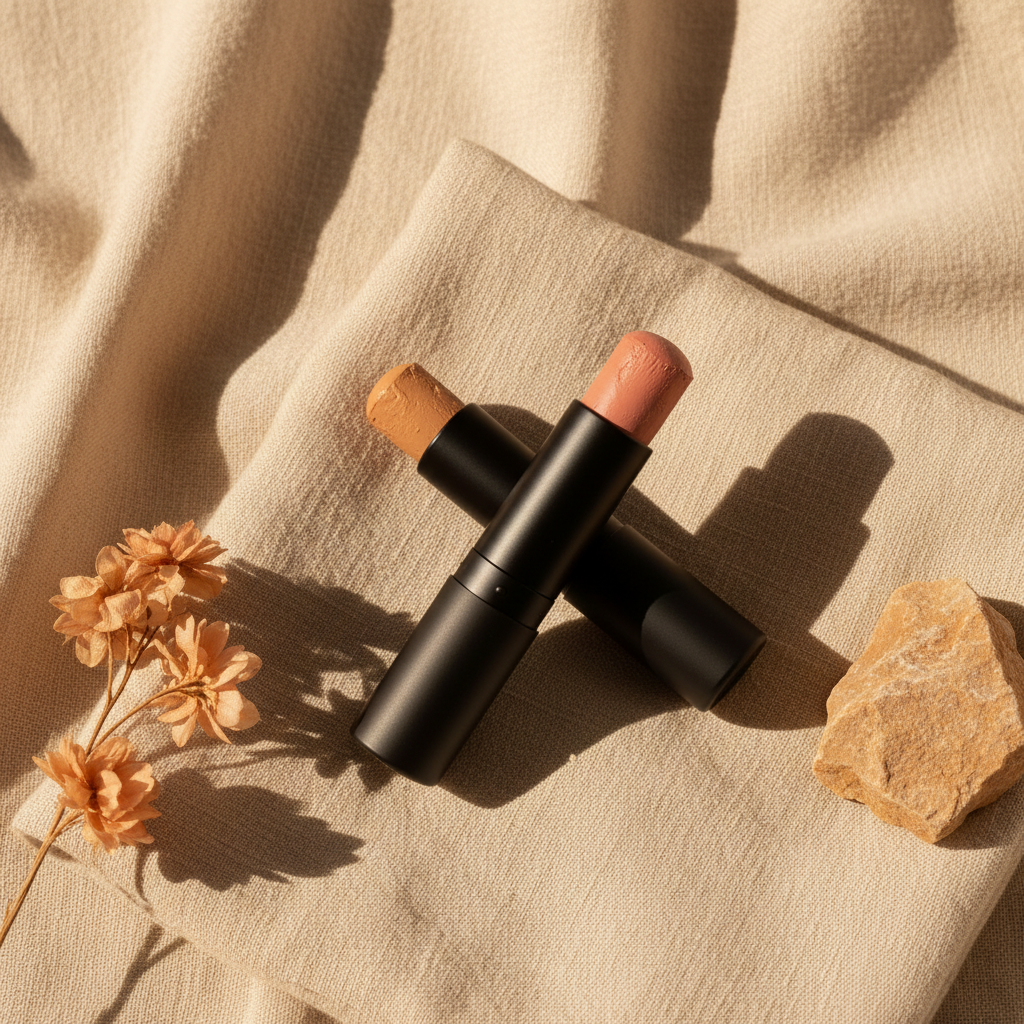 NOCTĒ Beauty Cream Bronzer + Blush Duo Stick