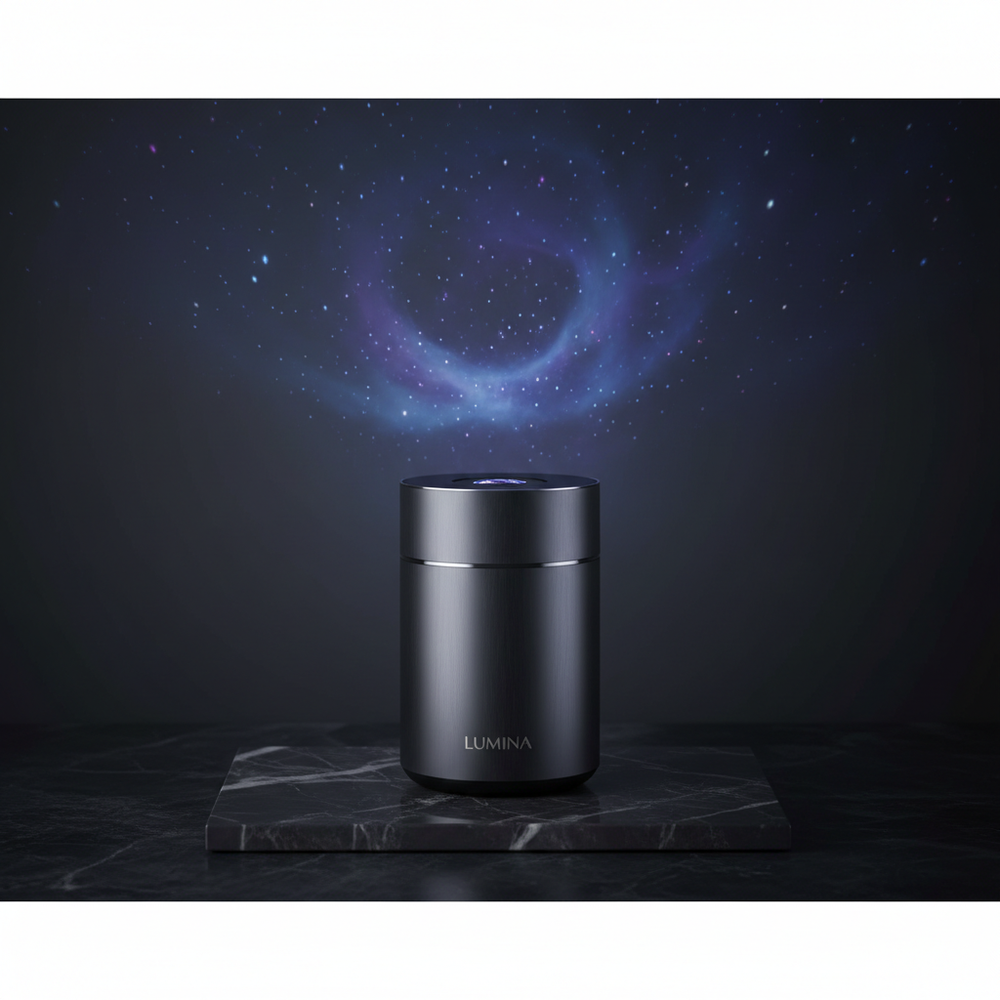 Smart Galaxy Star Projector – Night Light with Bluetooth & Rotation