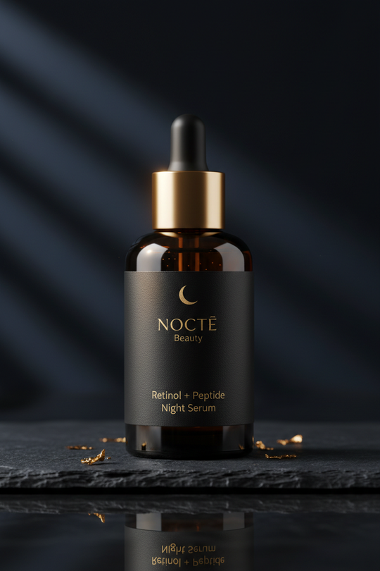 NOCTĒ Beauty — NOCTĒ Beauty — Retinol + Peptide Night Serum · Wake Up Younger