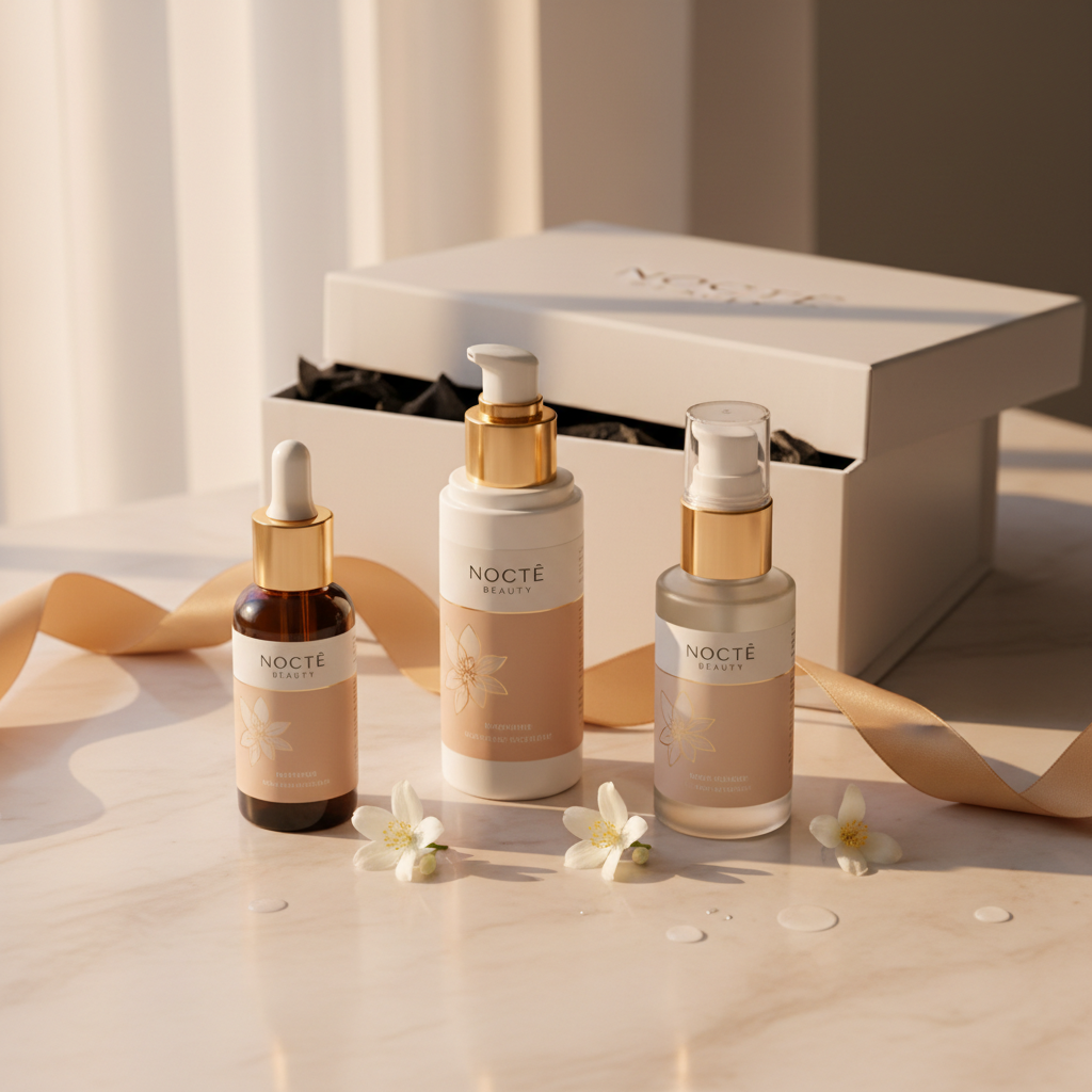 NOCTĒ Beauty Morning Ritual 4-Piece Skincare Bundle