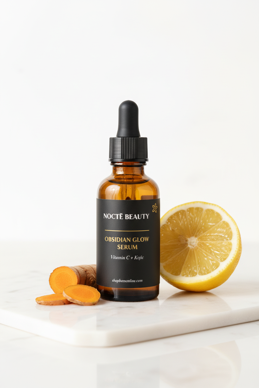 NOCTĒ Beauty — NOCTĒ Beauty — Vitamin C + Kojic Brightening Serum · Visible Glow