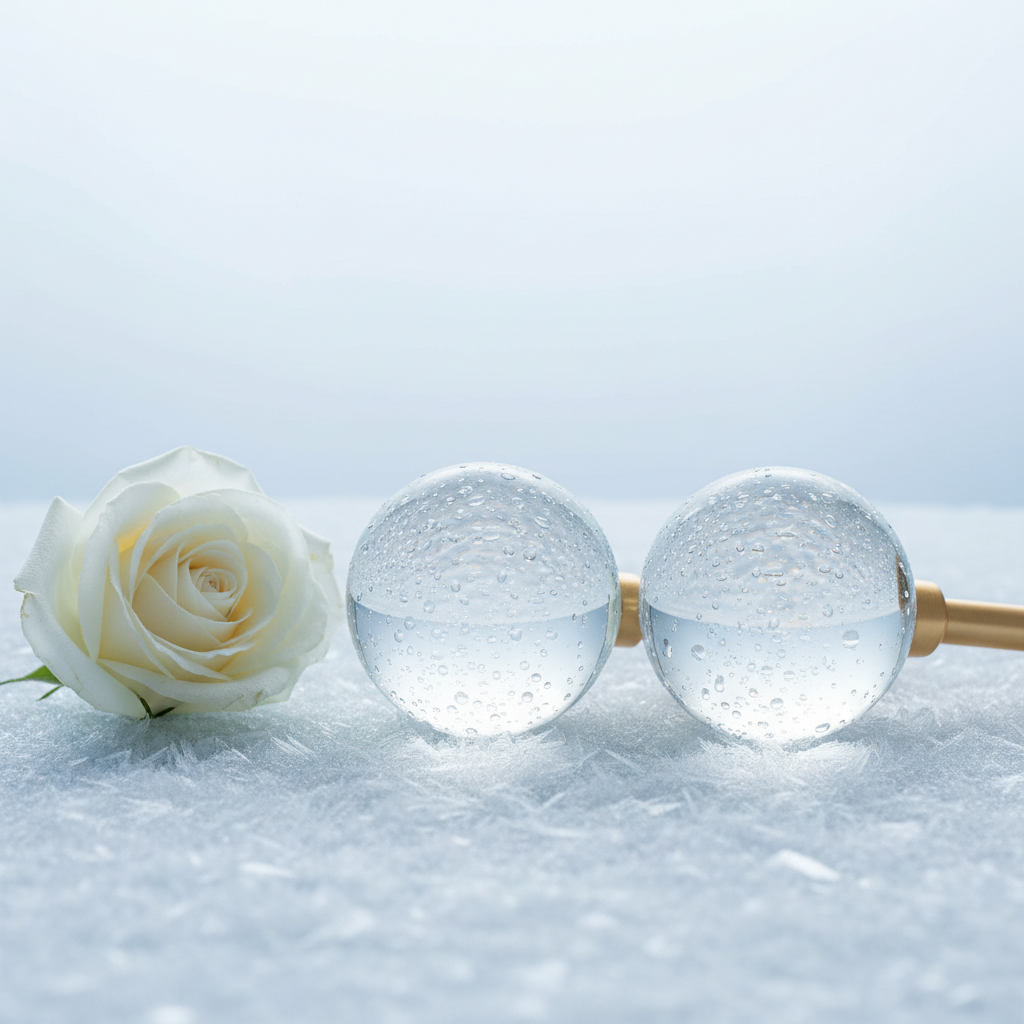 NOCTĒ Beauty Cryotherapy Ice Globes Facial Massager
